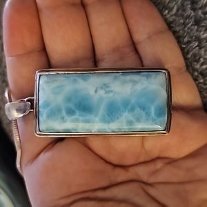 Mar-a-lago Larimar Necklace